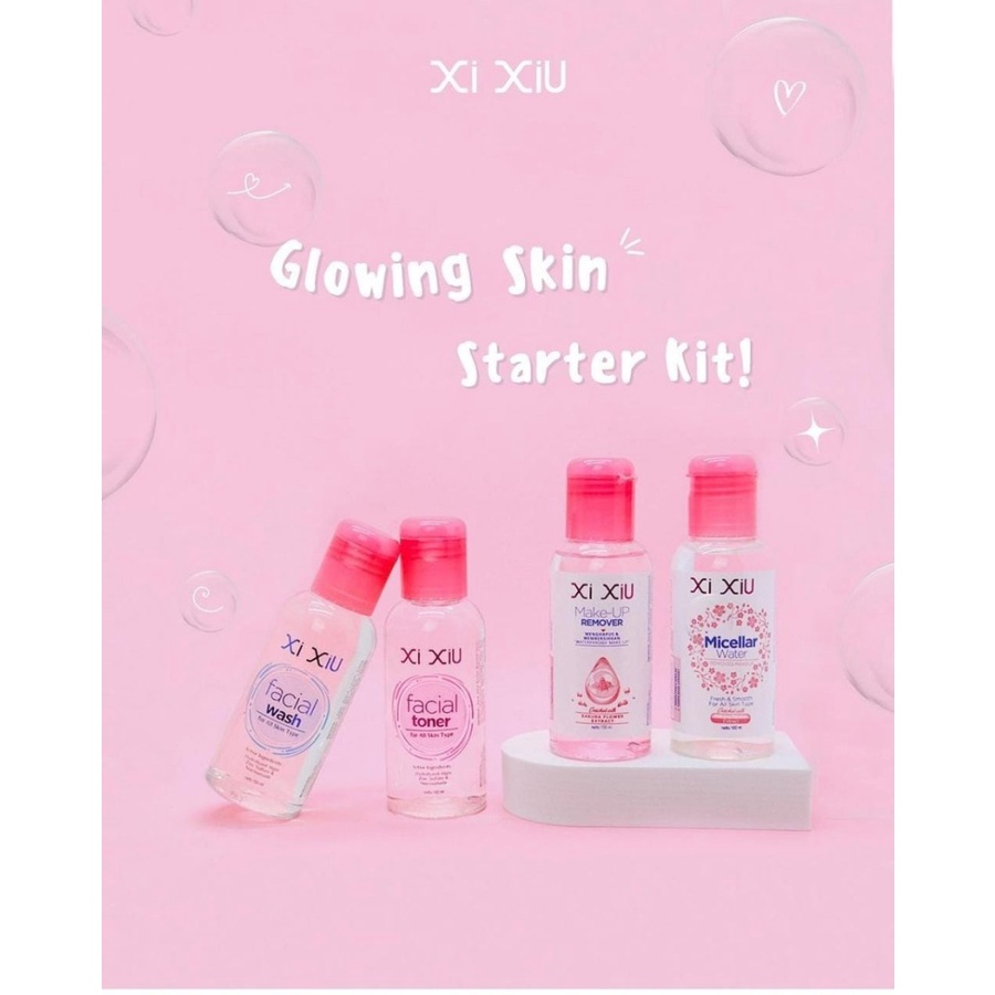 [PER PCS] XI XIU SKIN CARE SERIES ECERAN (FACIAL WASH, FACIAL TONER, MAKE UP REMOVER , MICELLAR WATER)