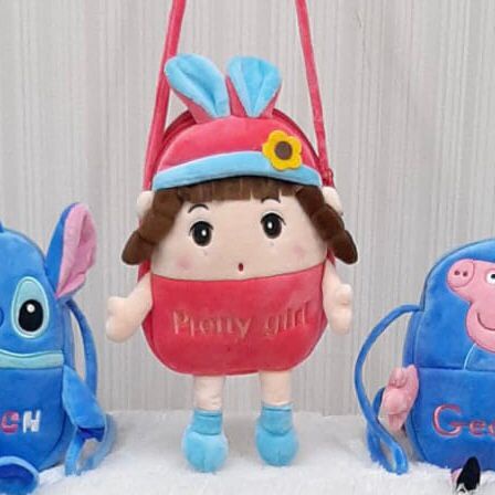 Tas Slempang Kaki Tangan Anak Ukuran S Panda Stitch Pretty Girl Pig