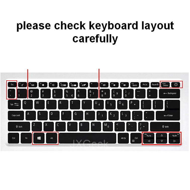 Keyboard Cover Acer Swift 1 Swift 3 SF314 SF313 SF113 SF114 TR50 SF314-52-51VX 14 inch 13.3&quot; Laptop Silicone Acer Keyboard Protector