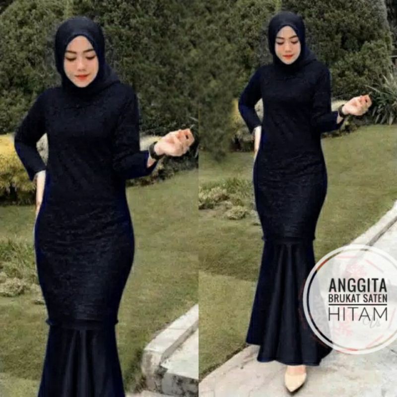 Gamis Brukat Mewah Baju Pesta Busui Anggita Devisila