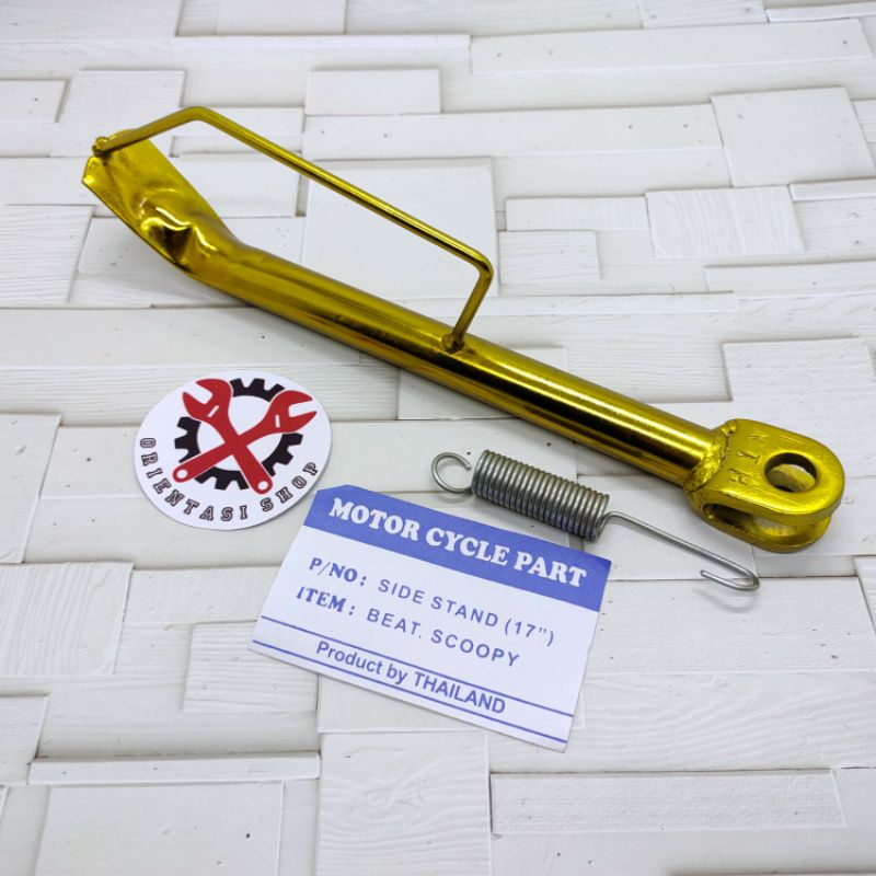 Standar satu samping gold Ring 17 Honda beat vario scoopy