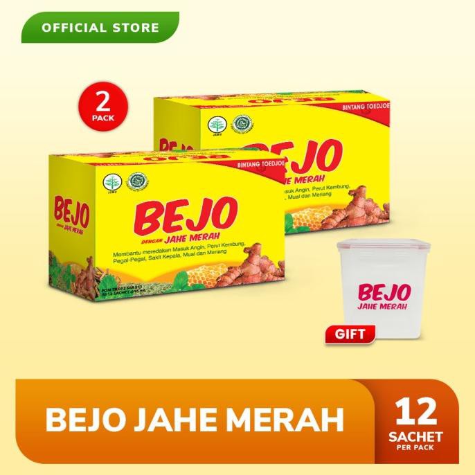 

Bejo Jahe Merah Sachet 2 Pack (24 Sachet) FREE Lunch Box
