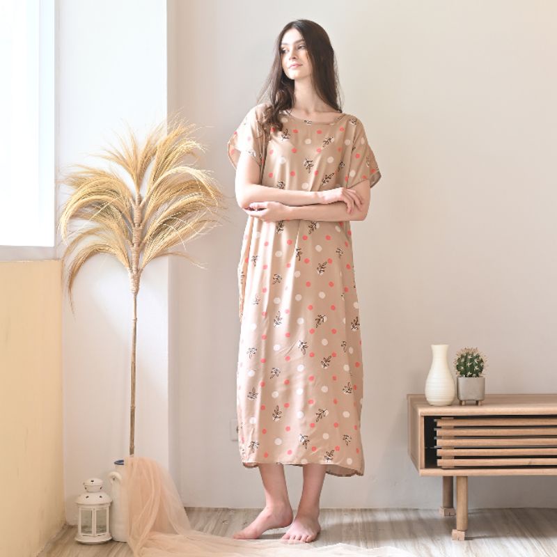 Daster Rayon HABEL NON BUSUI Panjang Semata Kaki-Habel 32