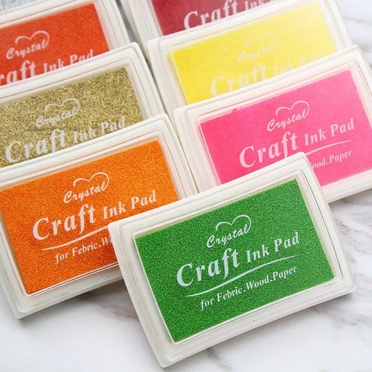 

[1pcs] Craft inkpad tinta stamp warna bantalan tinta stempel ink pad
