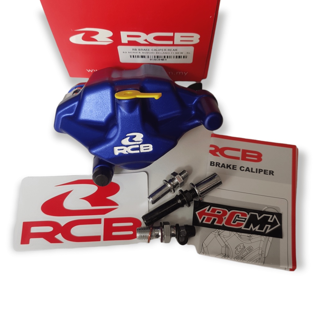 KALIPER CALIPER BELAKANG BLK BRAKE CALIPER RCBB SATRIA FU SATRIA FU NEW GSX 150 GSX150 SATRIA HIU SATRIA 2TAK 2T 2 T TAK SATRIA FU FACELIFE SATRIA FU BARONG BLUE BIRU SERI S55 S 55 S-55 SERIES ORI ORIGINAL RCBB RCB RACING BOY RACINGBOY ASLI