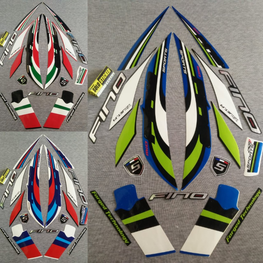 (BISA COD) Striping Sticker Motor Yamaha Mio Fino 2015