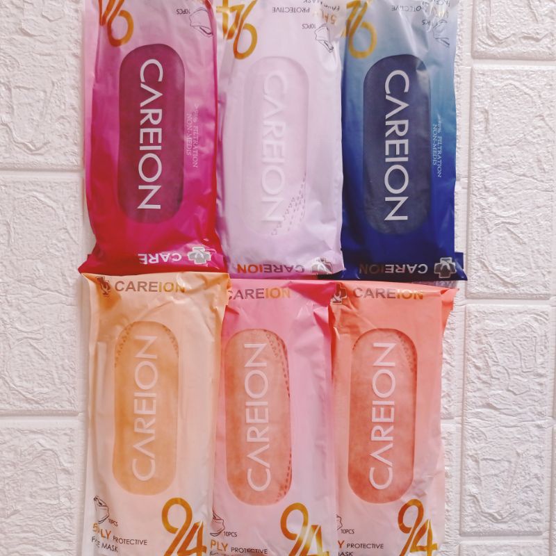 Masker Careion KF94 5Ply Warna Warni