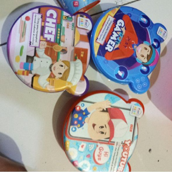 Tempat Makan Anak Profesi Karakter Lunch Box Biggy Mini Souvenir Ulang Yahun