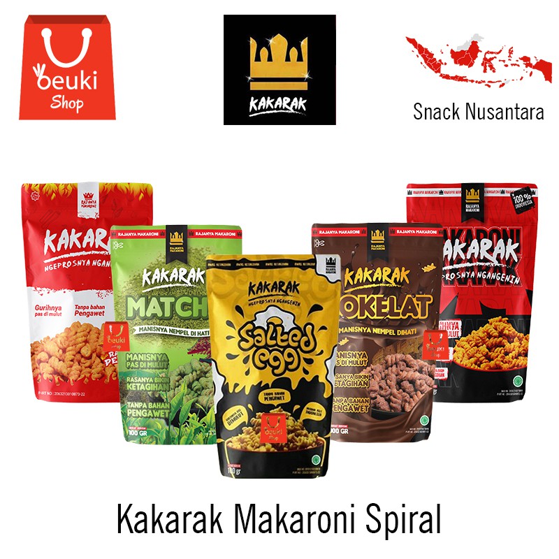 

Makaroni Kakarak Spiral Aneka Rasa Rajanya Makaroni Ngepros Pisan Nikmat Rasanya - 100gr