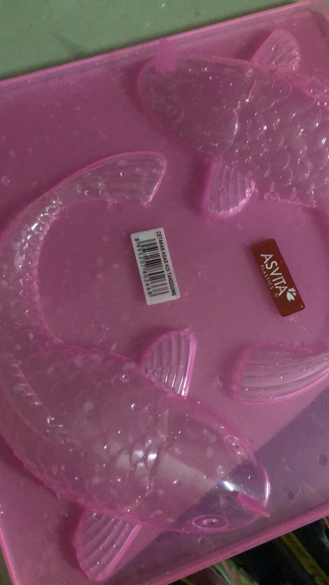 Cetakan Ikan Koi Jelly Isi 2pcs Asvita Mhl