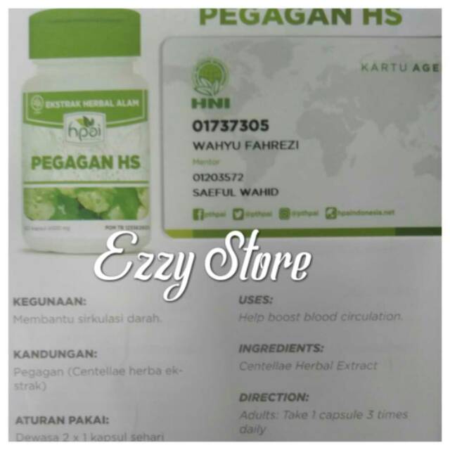 Pegagan HS HNI HPAI