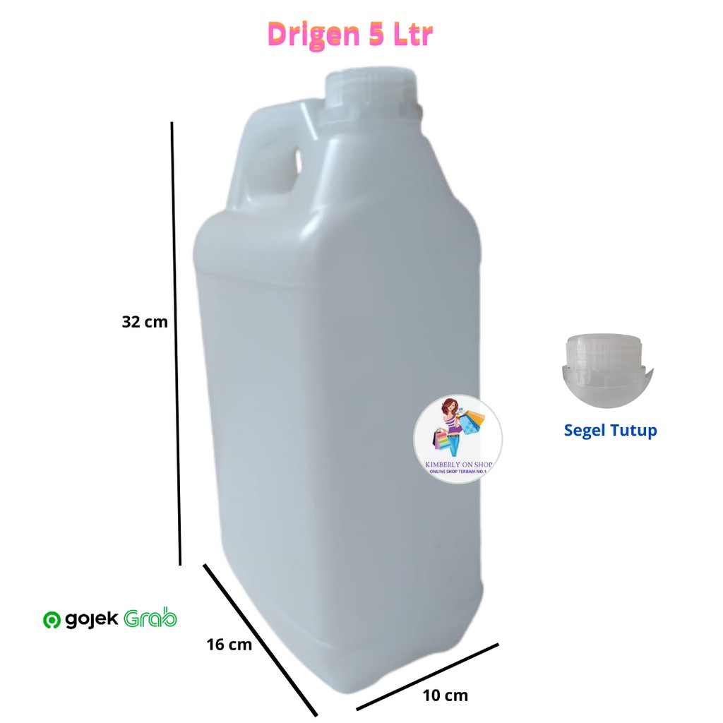 Drigen / Jerigen 5 Liter KHUSUS GOJEK / GRAB