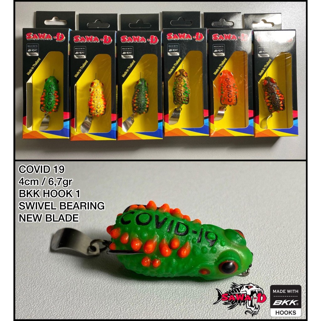 LURE BOYTEP & SAWA-D COVID 19. 4cm/6.7g (THAILAND)