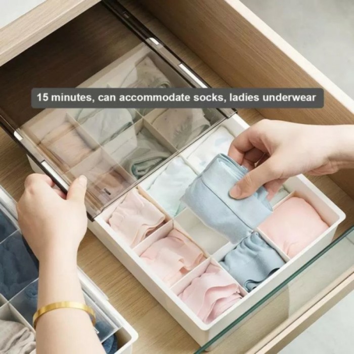 Underwear Organizer Drawer Box Laci Celana dalam Slide