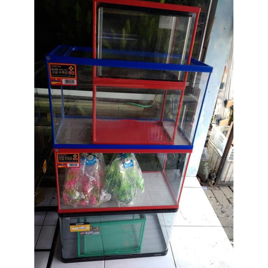 Diskon Aquarium Fiber 60X30X35 (Nikitastar) Murmer Tersedia Pilihan Warna Barang Berkualitas