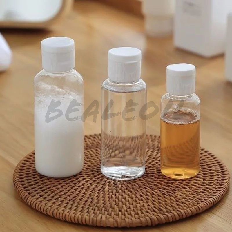 Botol Plastik PET Tutup Flip 20ml 30ml 60ml 100ml Bening BEALE PACKAGING