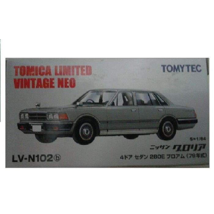 Dijual Lv N102b Nissan Gloria 4 door (grey) TLV Tomica Limited Vintage Neo Diskon