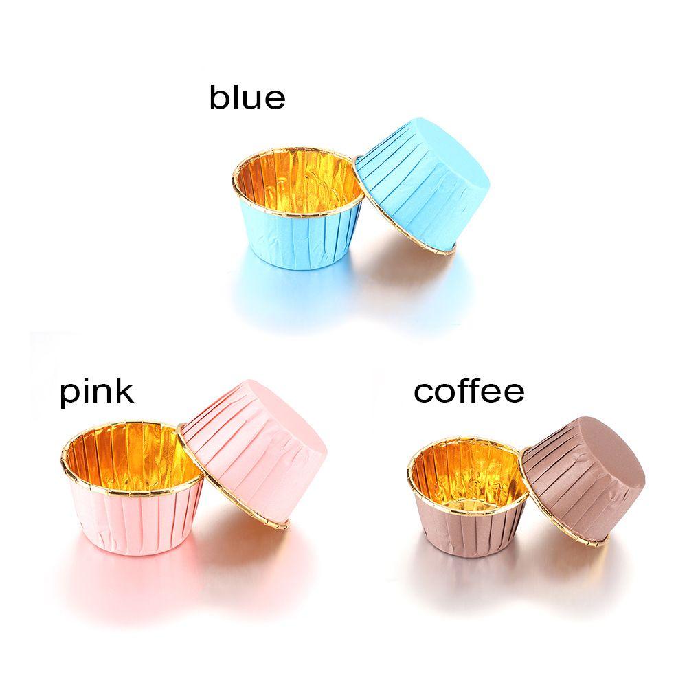 Solighter 50PCS Kertas Cupcake / Muffin Untuk Perlengkapan Pesta