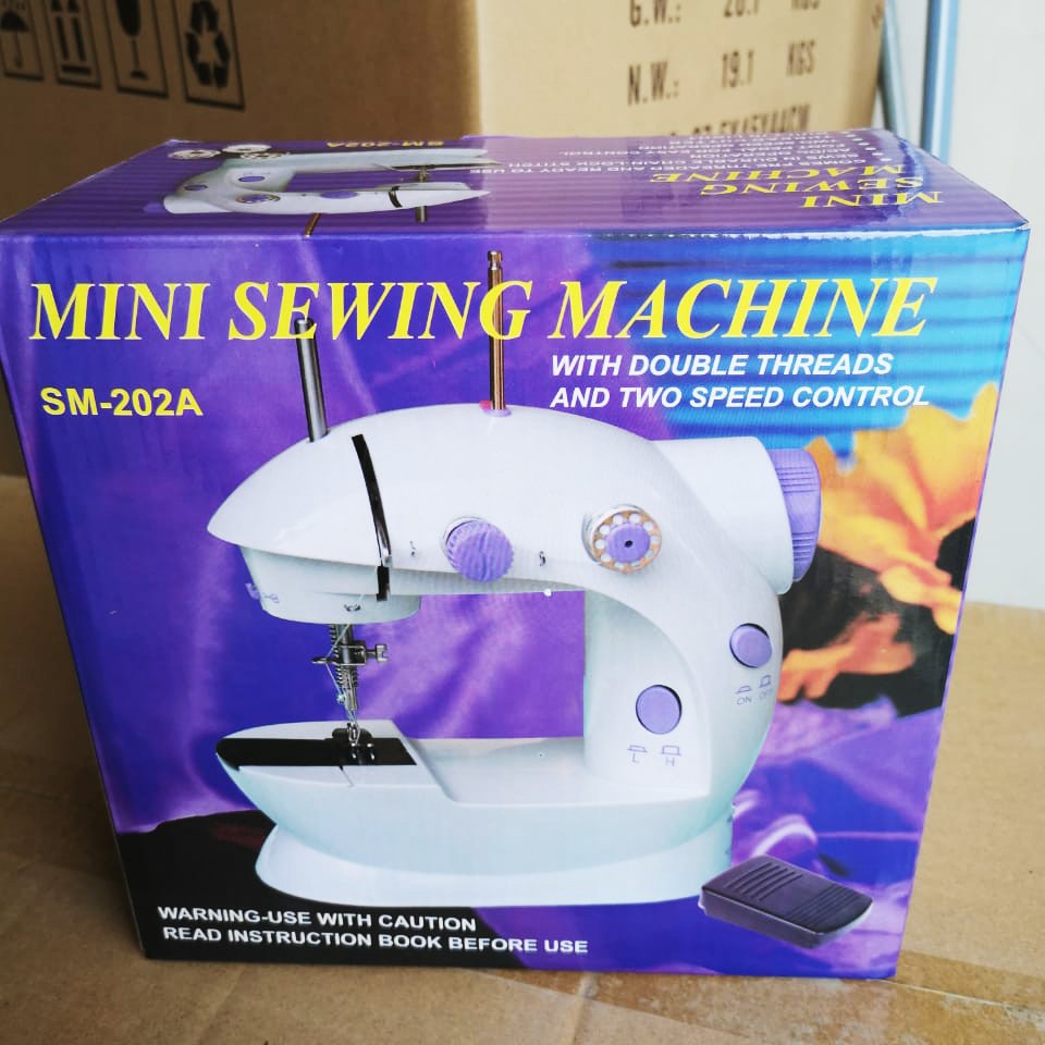 MESIN JAHIT MINI PORTABLE SM 202 - MINI SEWING MACHINE