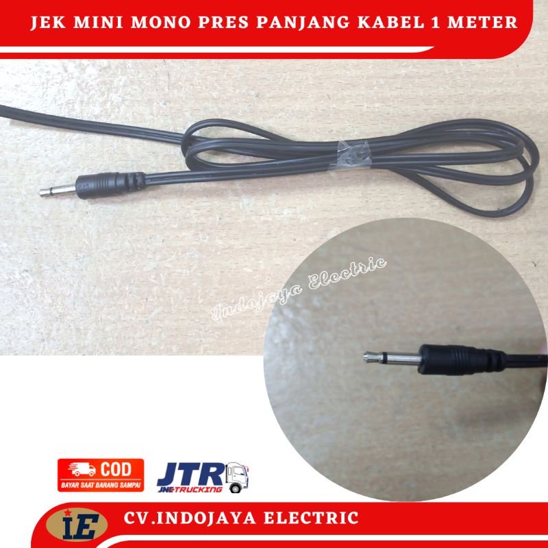 Jek Mini Mono Dengan Kabel 1 Meter