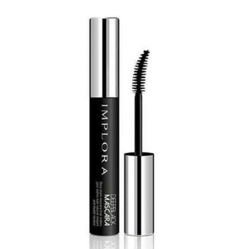 BISA COD - IMPLORA DEEP BLACK MASCARA EXTRA THICK &amp; EXTRA BLACK