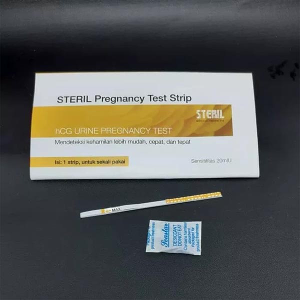Steril Medical Tes Hamil / Test Pack / Tes Kehamilan - 1 Strip_Cerianti