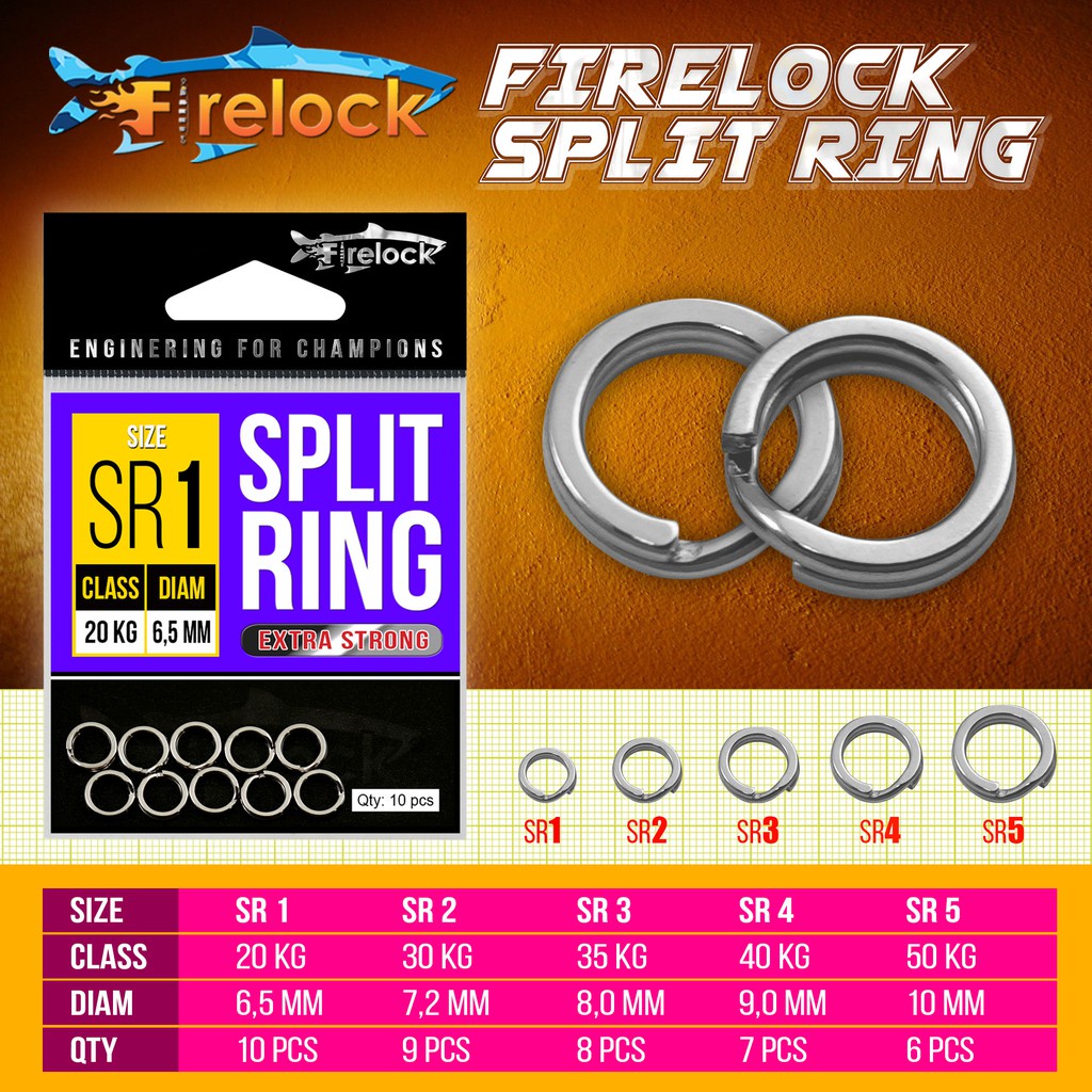 FIRELOCK SPLIT RING | SOLID RING | ZEUZ SPLIT RING-FIRELOCK SPLIT RING