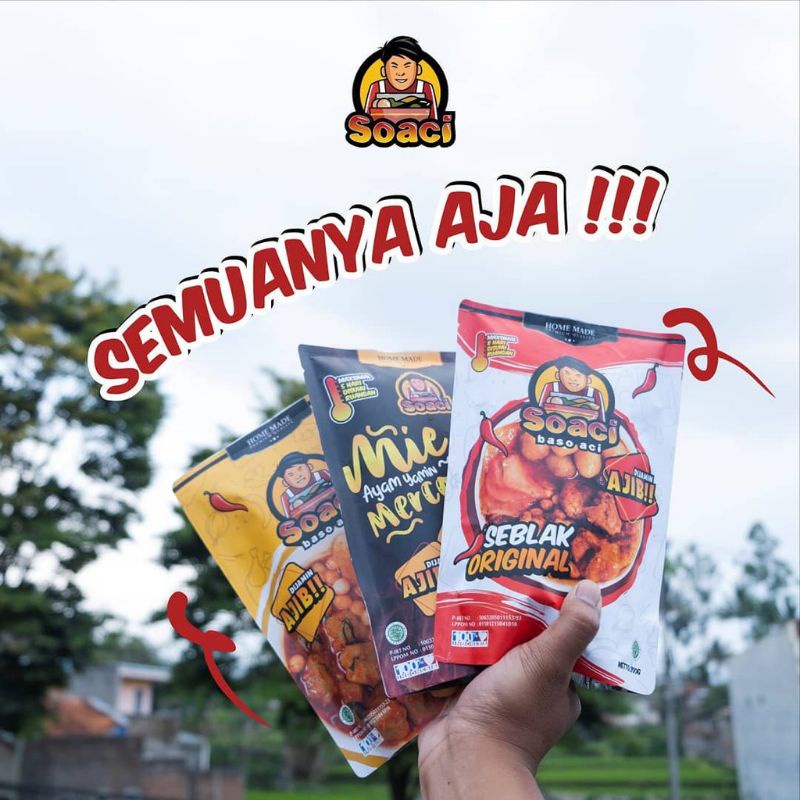 

SEBLAK SOACI / SOACI TULANG RANGU / SOACI MIE AYAM