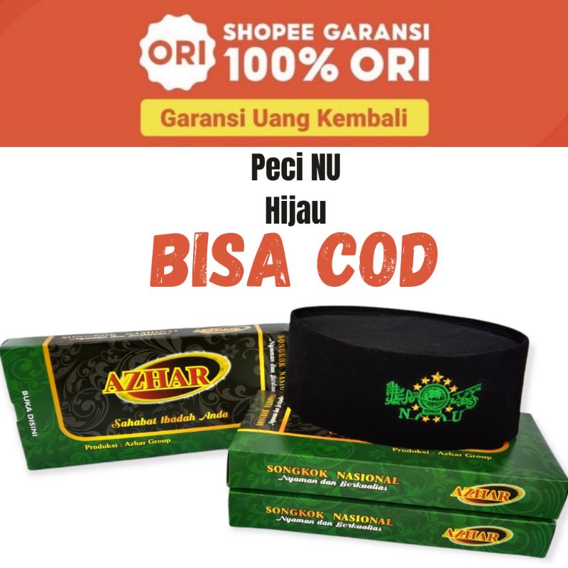 Peci Nu Anak & Dewasa Songkok NU ijo Kopiah NU Kopyah Nu Peci NU Hijau