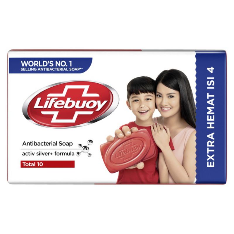 SABUN LIFEBUOY BATANG 100gr ( ISI 4 PC )