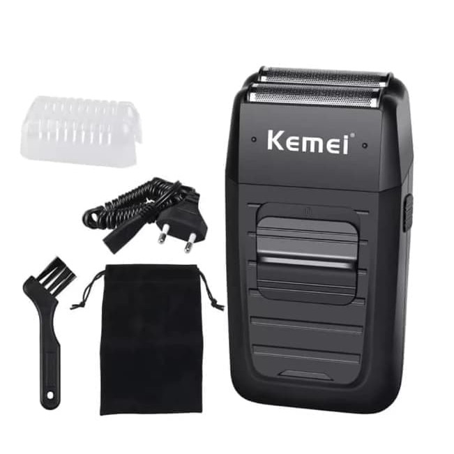 KEMEI KM 1102 1102H SHAVER Alat Cukur Kumis Dan Jenggot DUAL BLADE NET KM1102 KM1102H ORIGINAL