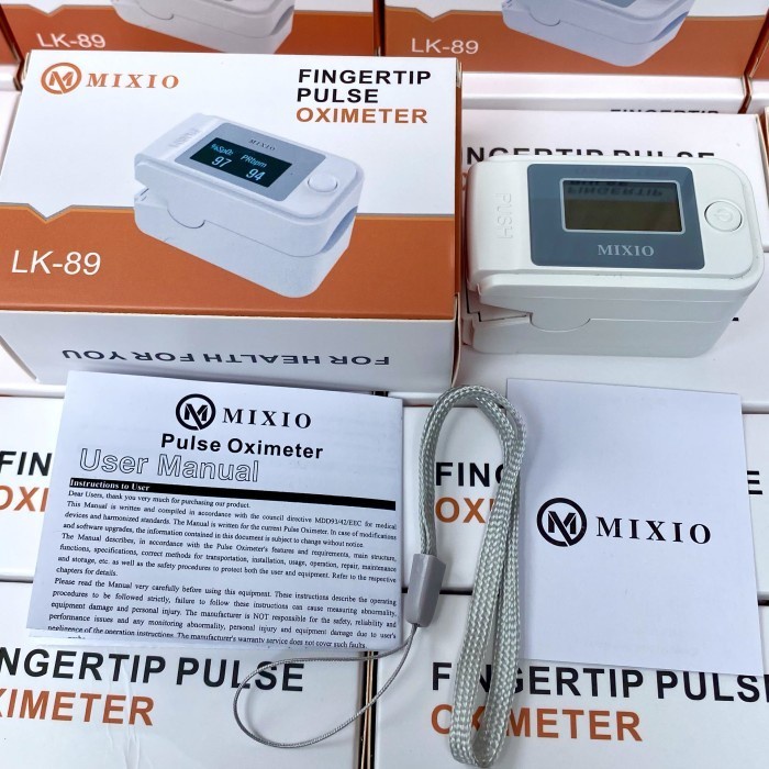 MIXIO LK89 Oximeter pulse Oxymeter Fingertip Pulse SPO2 PRbpm