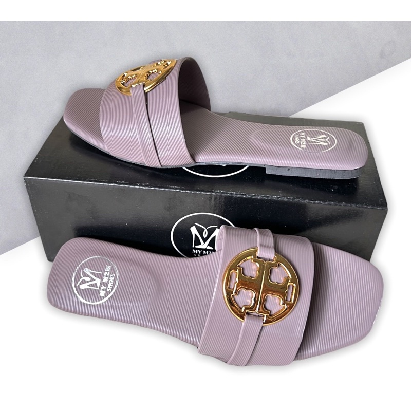 Mym2m Rafita Sandal Wanita Sandal Kokop Sandal teplek Sandal kasual Terbaru