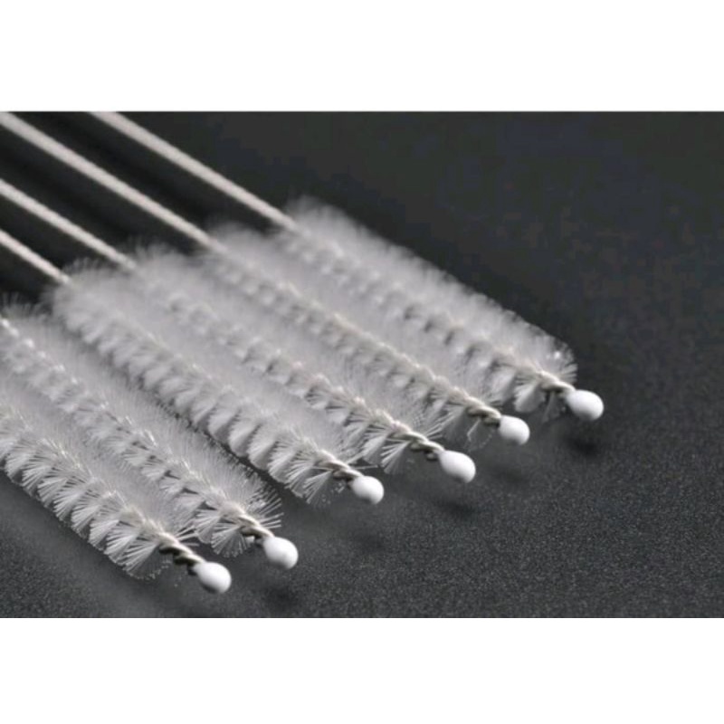 Sikat pembersih Sedotan Dot Kawat Stainless / Brush Straw Stainless