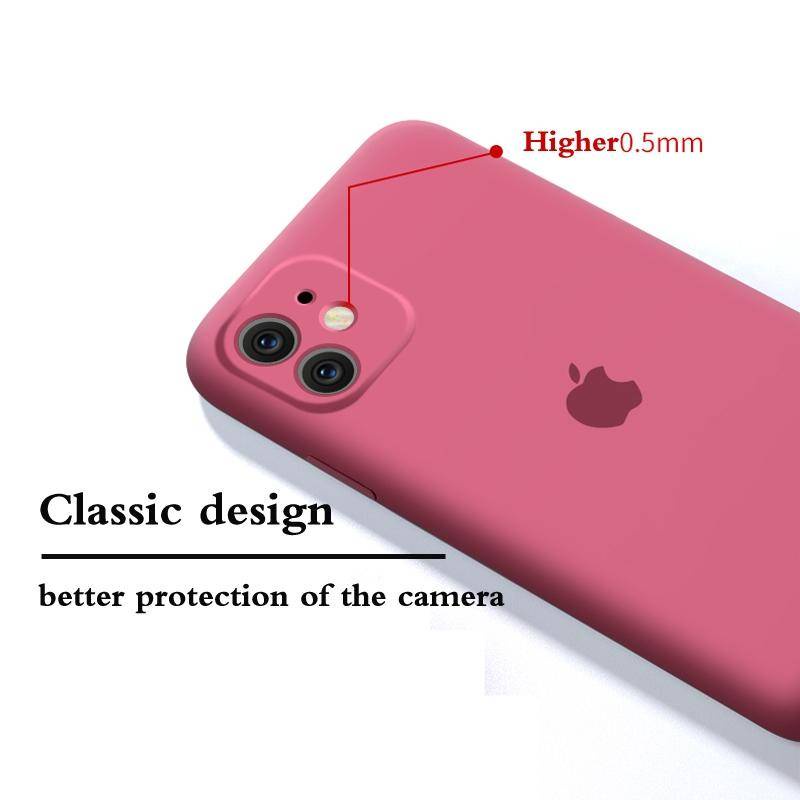 For iPhone12 13 Pro Max Mini Liquid Silicone Soft Case Full Camera Protection cover casing for iPhone12 iPhone13