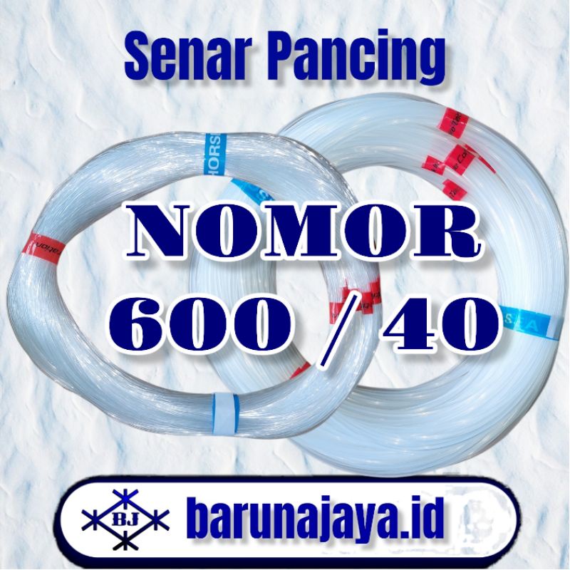 10Roll Senar Pancing - Senar Layangan - Senar Sikat Galon No. 40 / 600