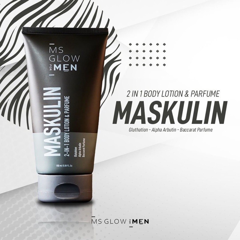 MS GLOW FOR MEN / PERAWATAN WAJAH PRIA / SERUM MEN / CREAM WAJAH UNTUK PRIA / SUNSCREEN MEN / MS GLOW