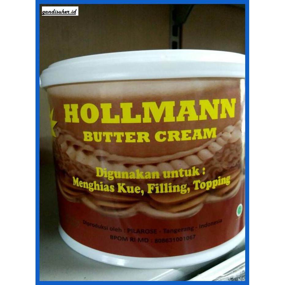 

Rettubagetnem- Hollmann Butter Cream - 1 Kg - Vanila -Asli-Slii.