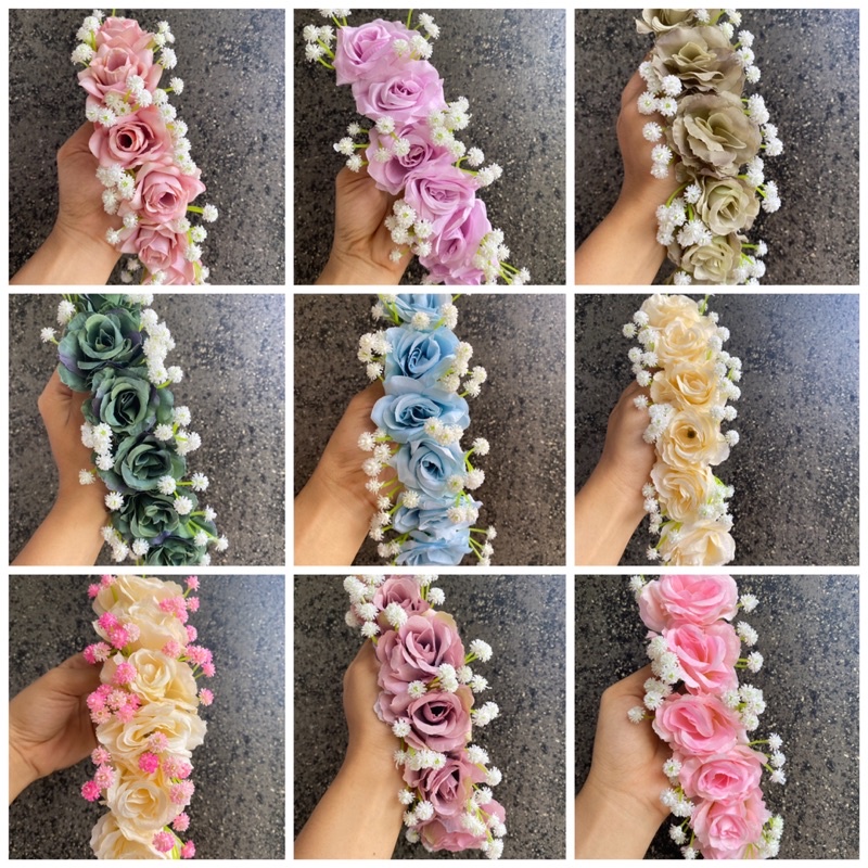 Semanggi Mawar Mekar Baby Breath Hairdo/ Semanggi Bali/ Sanggul Bali