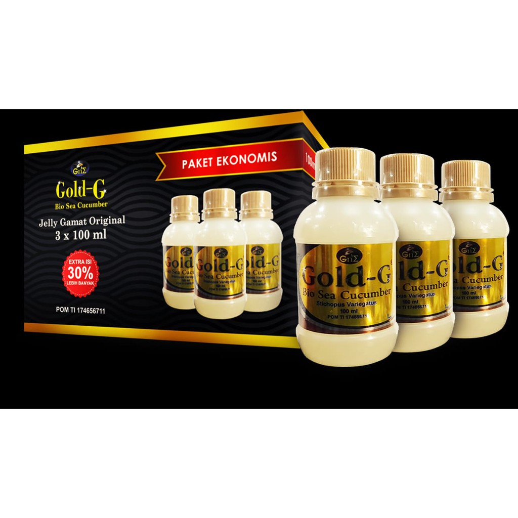 Paket Gold G 100 ml  3x100 + bonus Exstra 300 %