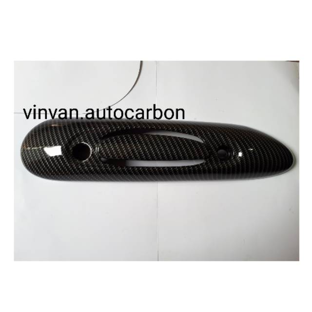 Pelindung tameng knalpot scoopy fi carbon