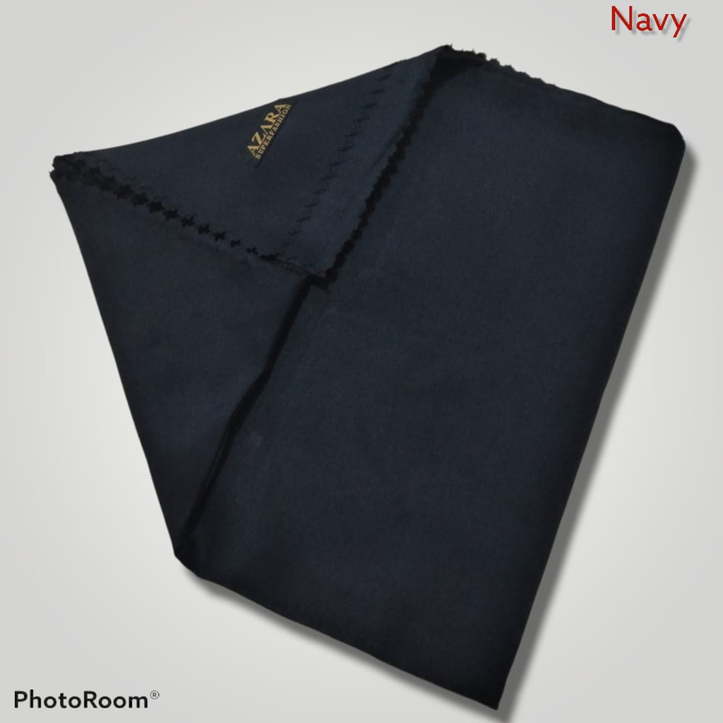 PROMO!!! Hijab Segi Empat Voal Oscara Lasercut/Krudung Voal Azara Termurah-Navy