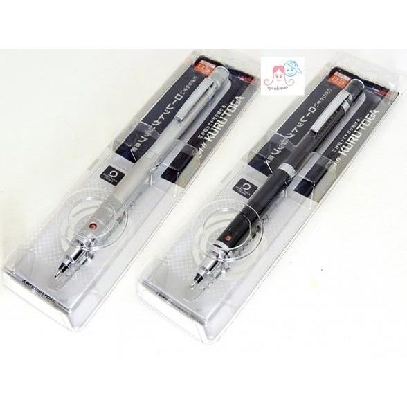 

Mechanic Pencil - Uni KURUTOGA Roulette Silver / Black 0,5mm