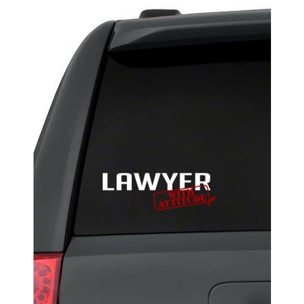 

Stiker Peradi/Lawyer With Attitude