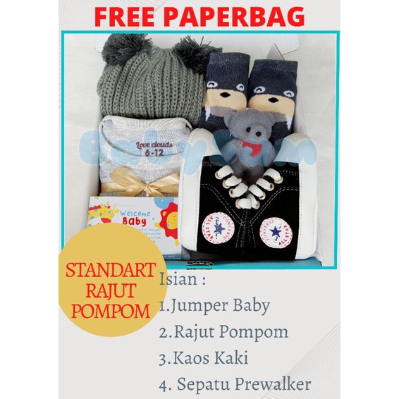 FREE PAPERBAG HAMPERS BAYI BABYSAM BAJU BAYI || HAMPERS ROK TUTU BAYI || PARCEL BAYI || BABYSAM BABY GIFT || KADO KELAHIRAN BAYI || HAMPERS BAYI LAKI-LAKI DAN PEREMPUAN-1