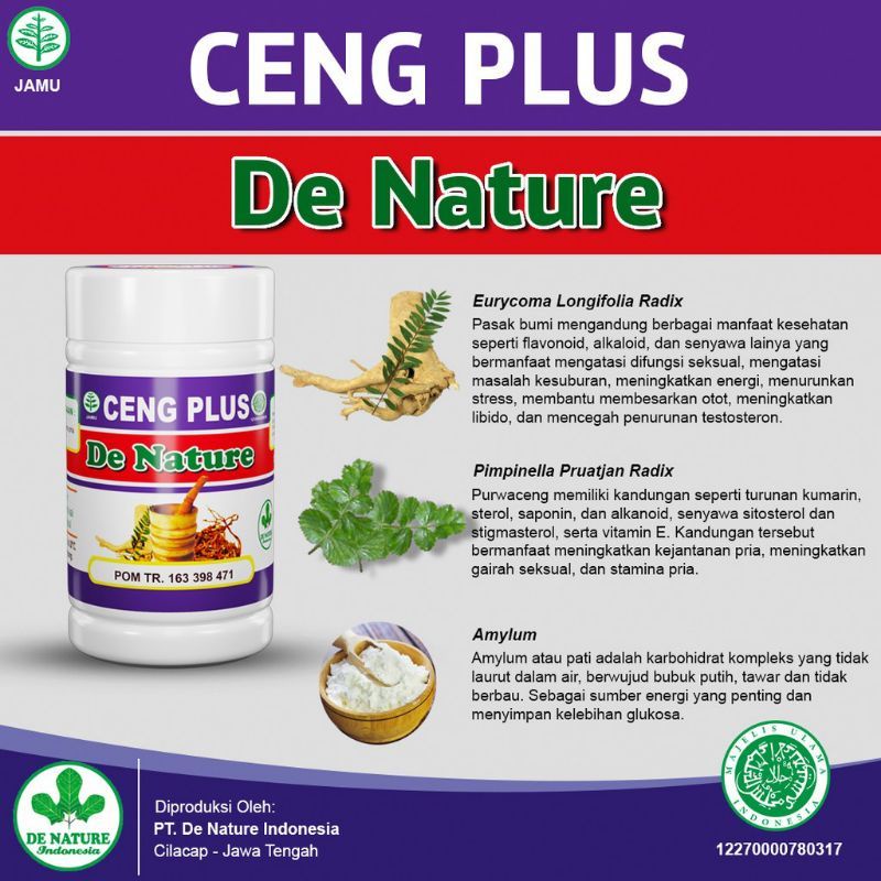 CENG PLUS De Nature_buat sperma encar_ejakulasi dini asli original