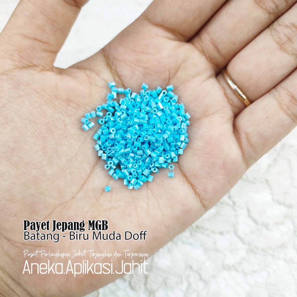 50 GRAM PAYET JEPANG MGB BAMBU PASIR 742R BIRU MUDA DOFF