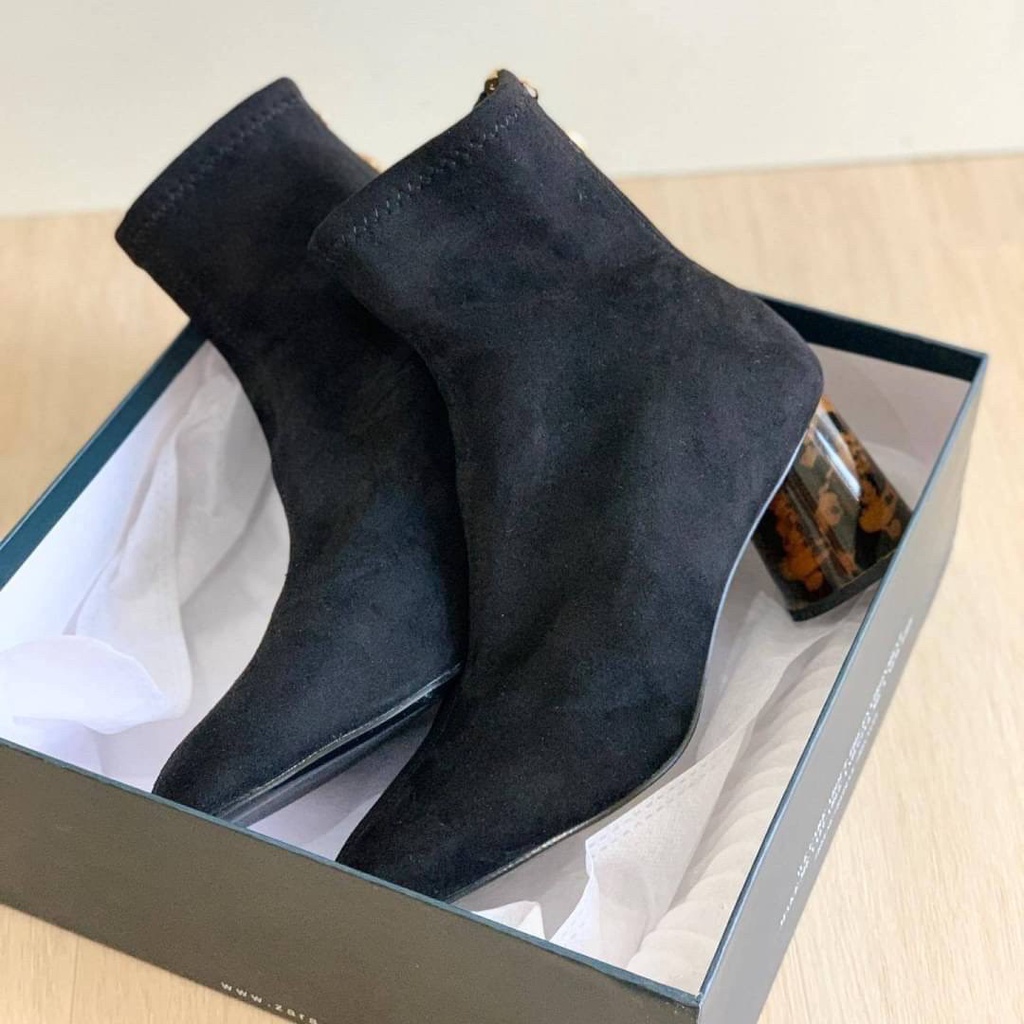 Sepatu Wanita Zara S 3244 Boots Heels 6cm Sintetis Elegan