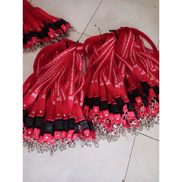 

tali lanyard sablon 25 pcs minimal older