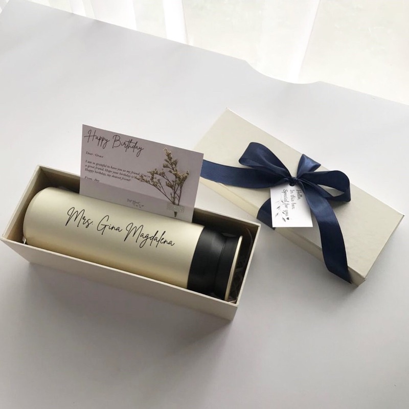 

Tumbler Travel Premium Custom / Kado Ulang Tahun / Kado Wisuda / Kado Anniversary/KadoWeeding